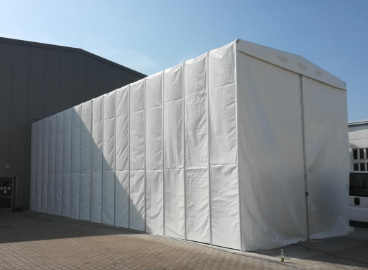 Leichtbauhalle faltbar